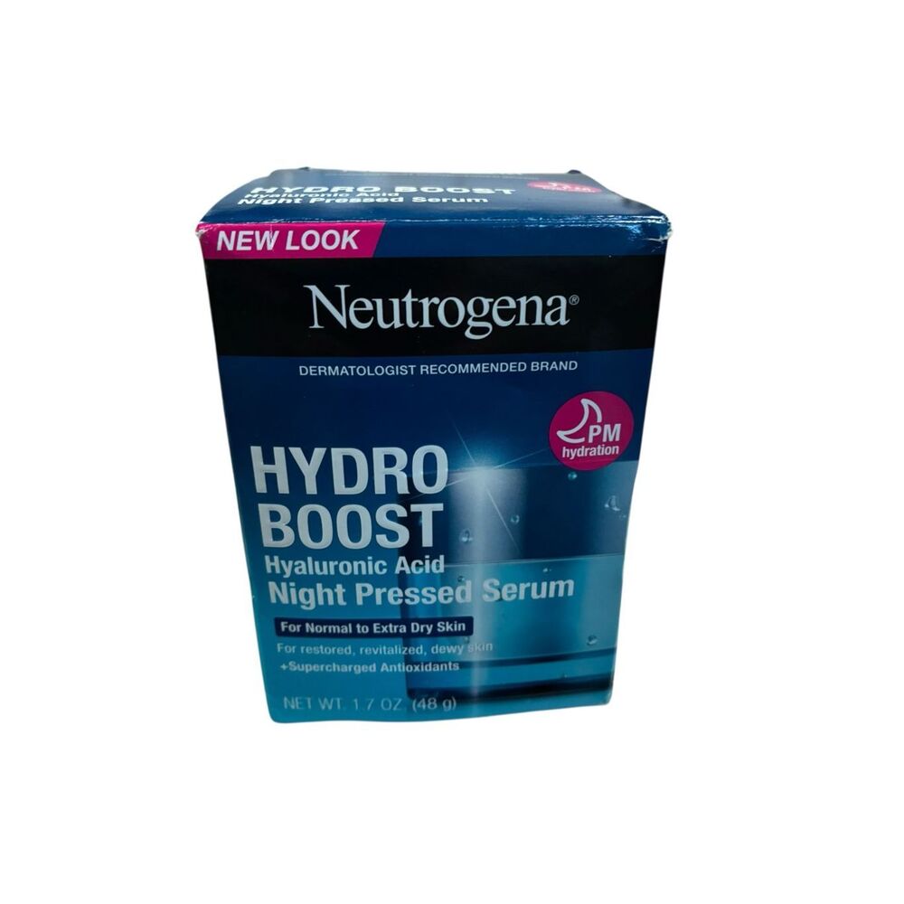Neutrogena Hydro Boost Night‎ Pressed Serum Hyaluronic Acid 1.7oz NEW
